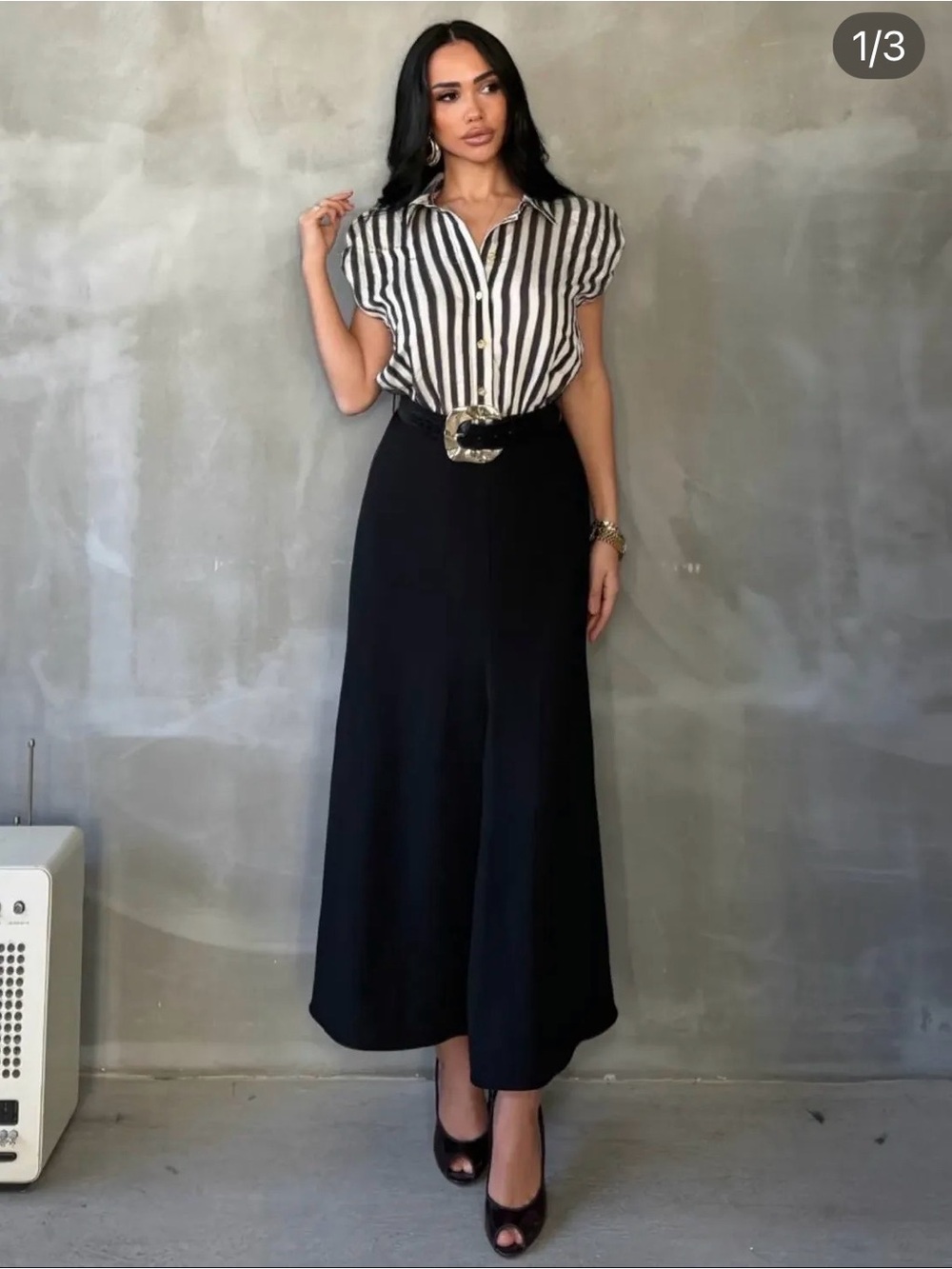 🔥🔥Zara Navy combination dress
